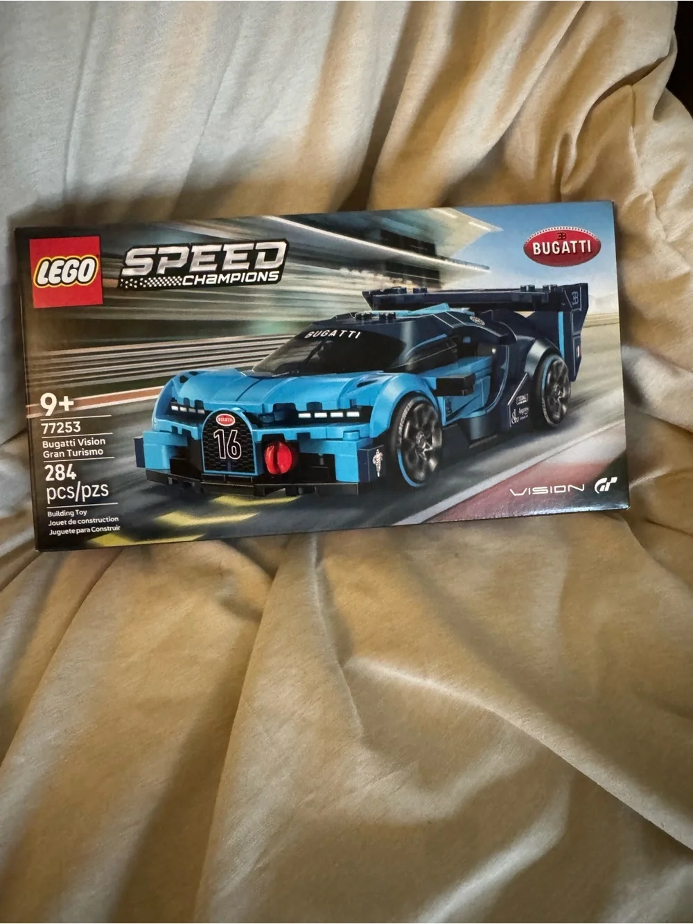 LEGO Bugatti Vision Gran Turismo Blue and Black Speed Champions Set
